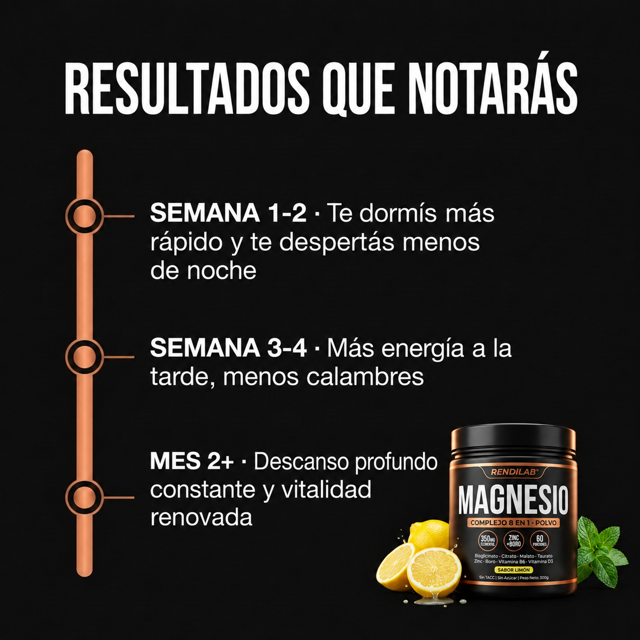 RENDILAB MAGNESIO . COMPLEJO 8 EN 1